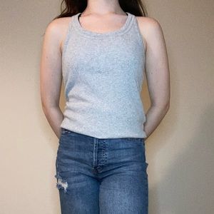 Champion gray tank top size medium